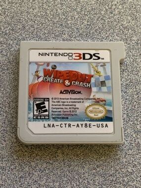 Nintendo 3DS Wipeout: Create & Crash Cartridge - White